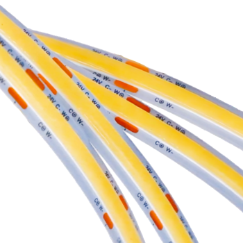 LUMSET® PWM Tunable White COB LED Strip - 576 LEDs/m, 24V, 8mm FPCB, 10+10W/m, 10m No Voltage Drop
