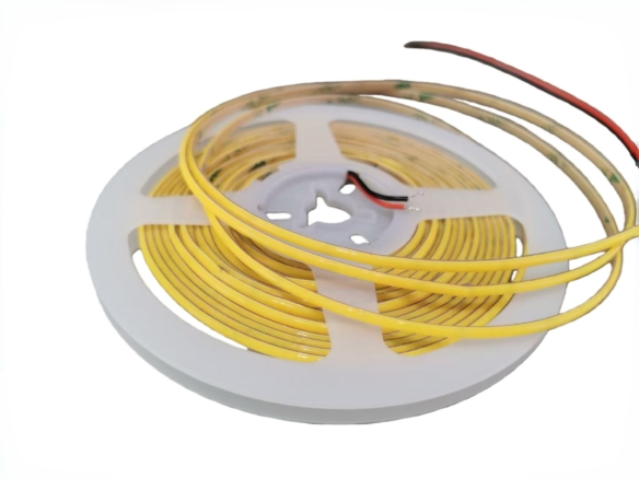 LUMSET® Ultra Narrow COB LED Strip – 400 LEDs:m, 12V:24V, 4mm Width, 7W:m, 3000K–6000K, CRI 90+, Non Panelized 5m Roll